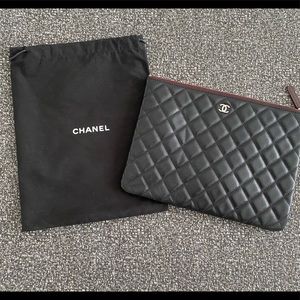 Chanel Black Caviar Clutch - never worn